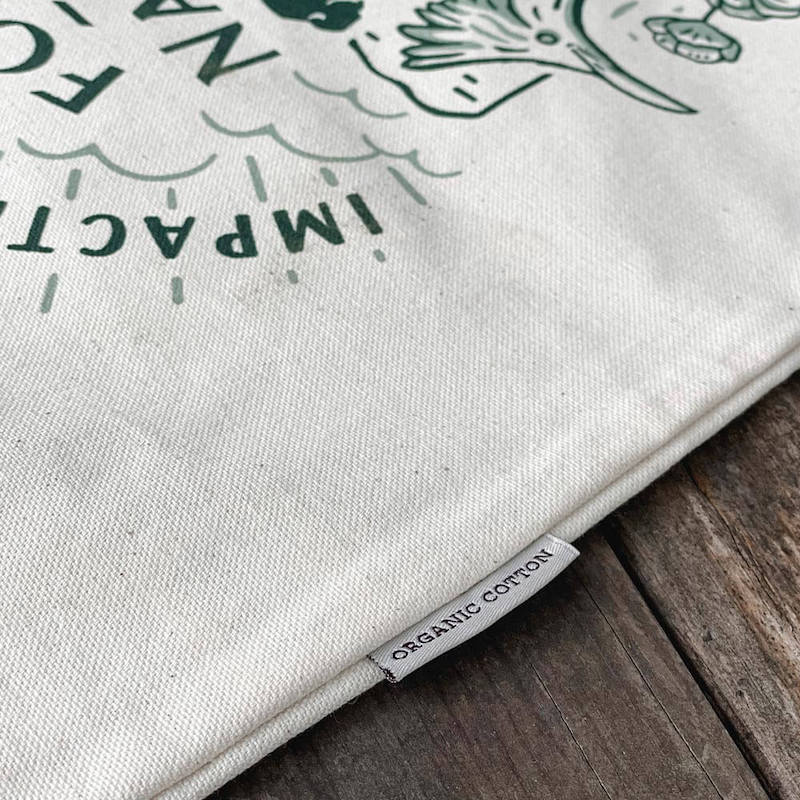 Impacting Land & Hearts Collection: "Roadrunner" Tote Bag (Organic Cotton)